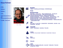 Tablet Screenshot of klausrohwer.de